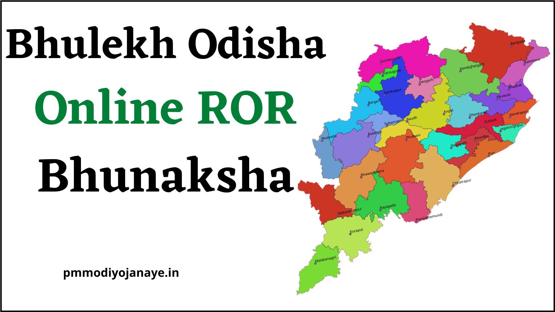 odisha bhulekh village map