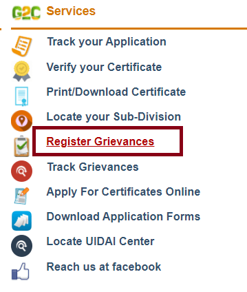 register-grievances