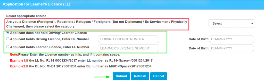 learner-driving-license-sarathi-parivahan-sewa