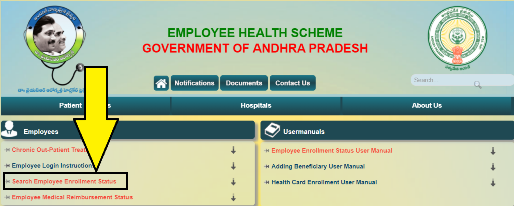 Aarogyasri-Card-Employee-Application-Status