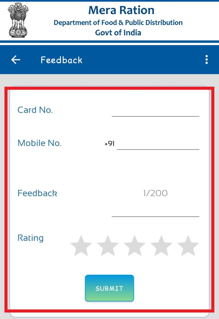 My-ration-app-feedback
