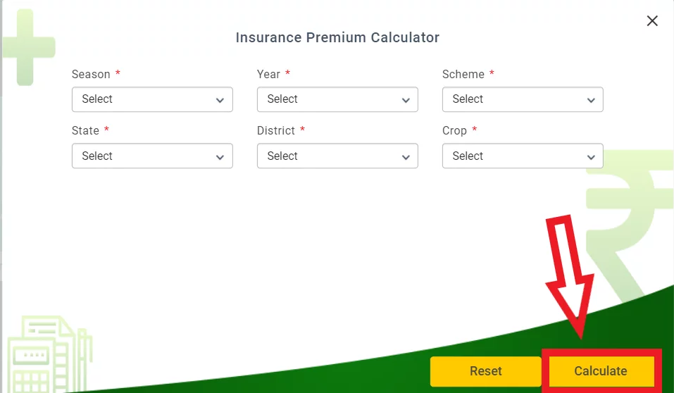 PMFasal-Bima-Yojana-Insurance-claim calculator