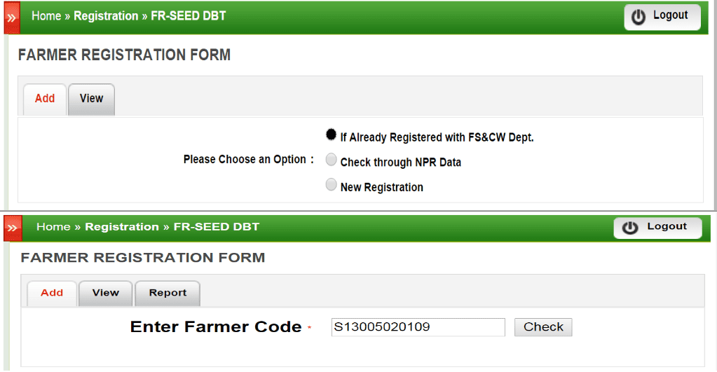 AGRISNET_Farmers_List-Registration
