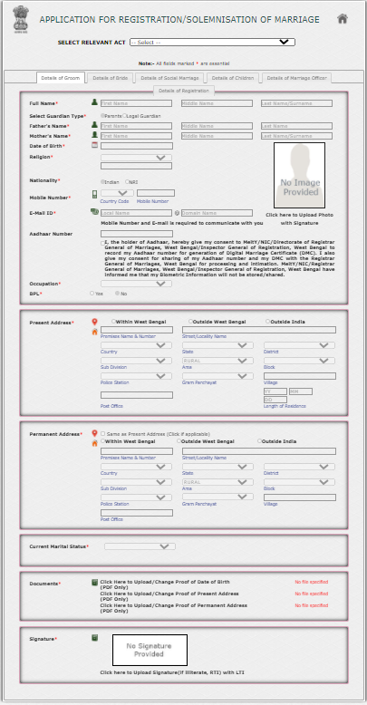 How To Get Duplicate Marriage Certificate In West Bengal Lagoncatinfo