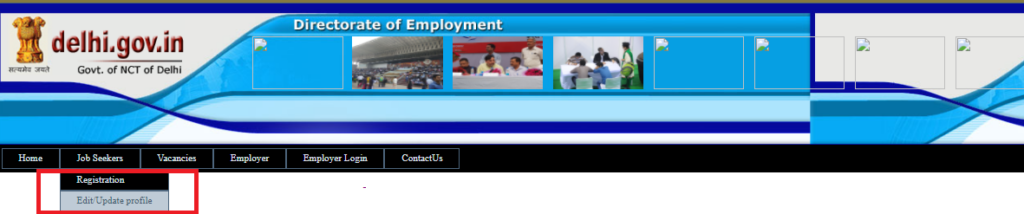 delhi employment exchange jobseeker