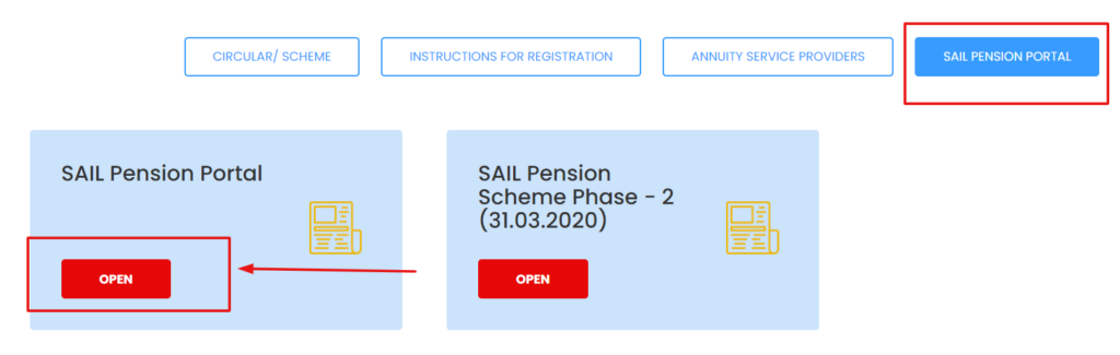 pension scheme portal link