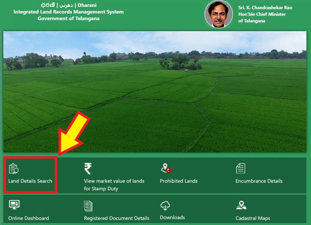 Land Details Search Dharani Telangana 