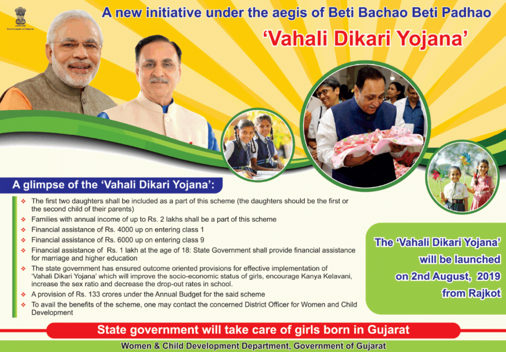 Gujarat Vahli Dikri Yojana 2020 - Sarkari Yojana