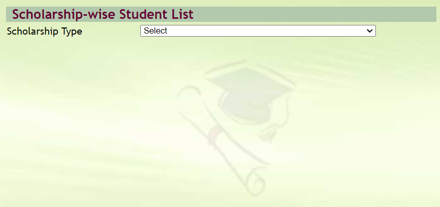 Awarded Students List