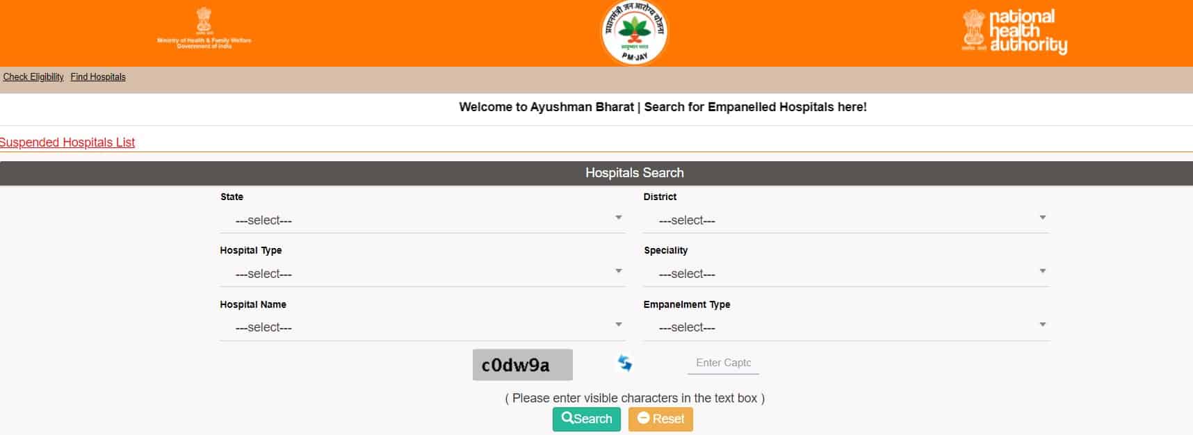 Aayushman-bharat-yojana-hospital-search