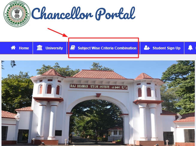 Chancellor Portal Jharkhand 