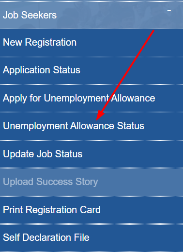 Rajasthan unemployment allowance status 