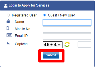 login registration hp parivar register copy online