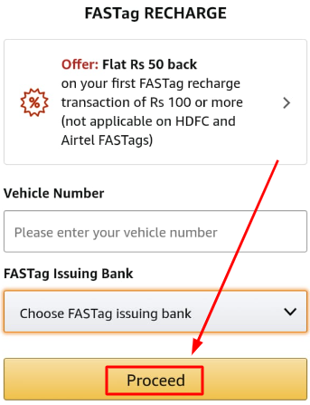 amazon pay fastag recharge online