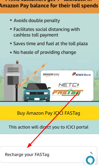 fastag recharge amazon pay