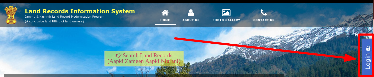 land record portal jk registration