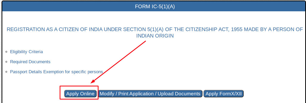 apply online indian citizenship