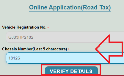 road tax online payment