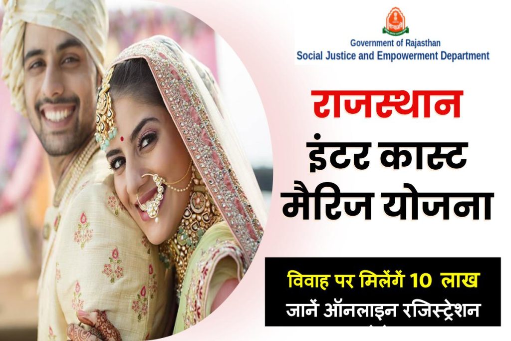 Rajasthan Inter Caste Marriage Scheme -online registration and status 