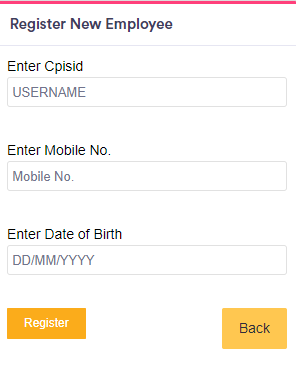 JK HRMS Registration Form