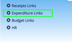AO CFMS Expenditure Links