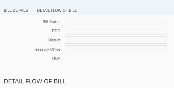 AP CFMS Bill Status Form
