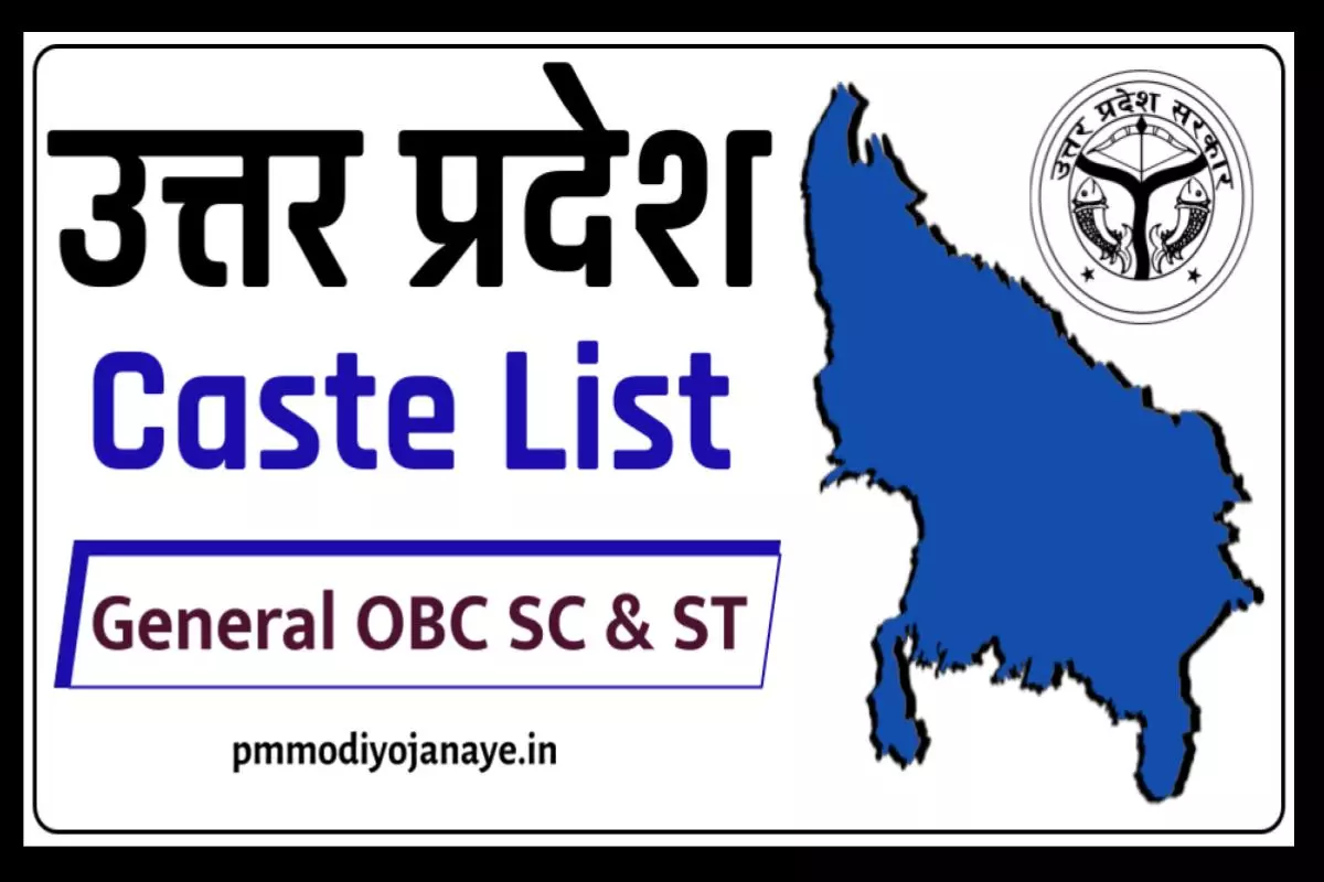 Up Caste List General Obc Sc St In Pdf