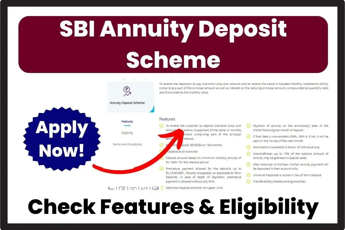 Sbi Annuity Deposit Scheme Check Interest Rates Eligibility And Features 0277
