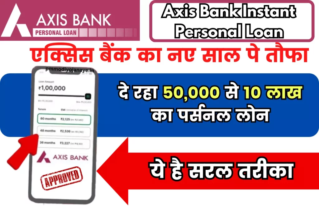 Axis Bank Instant Personal Loan; एक्सिस बैंक का नए साल पे तौफा, घर बैठे दे रहा 50 हजार से 10 लाख का पर्सनल लोन, ये है सरल तरीका